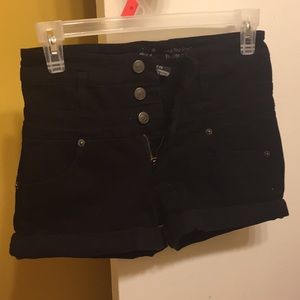 Mossimo black high-rise shorts